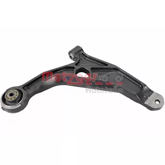 Bras de liaison, suspension de roue avant droit METZGER 58109002