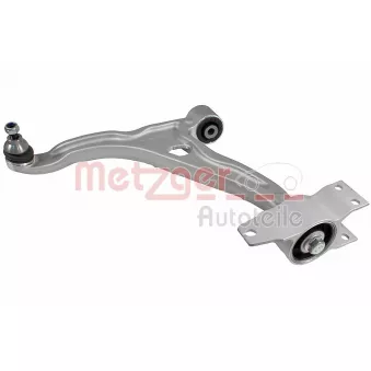 Bras de liaison, suspension de roue avant gauche METZGER 58172601