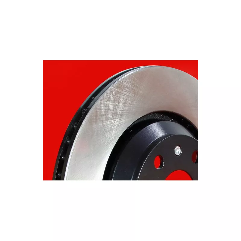 Jeu de 2 disques de frein avant METZGER 6110675