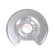 Déflecteur, disque de frein arrière gauche METZGER 6115165 - Visuel 1