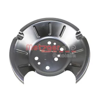 Déflecteur, disque de frein arrière gauche METZGER 6115475