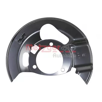 Déflecteur, disque de frein avant droit METZGER 6115480
