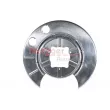Déflecteur, disque de frein arrière gauche METZGER 6115569 - Visuel 1