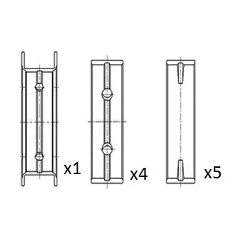 Coussinet de vilebrequin FAI AutoParts BM1093-050