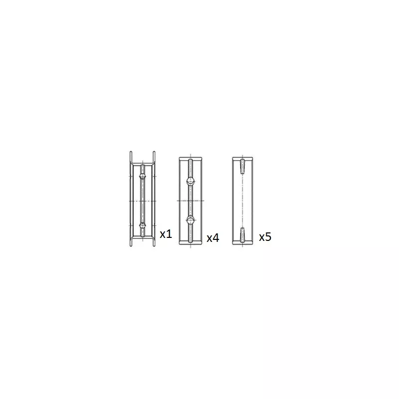 Coussinet de vilebrequin FAI AutoParts BM1093-050