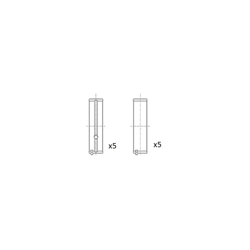 Coussinet de vilebrequin FAI AutoParts BM1130-STD