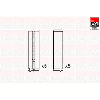 Coussinet de vilebrequin FAI AutoParts BM1150-STD