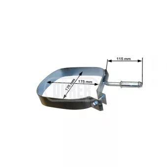 Support, silencieux DÜRER SEMB3S