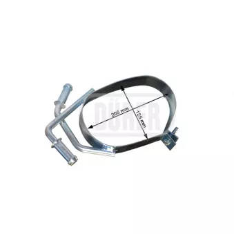 Support, silencieux DÜRER SEMB8S