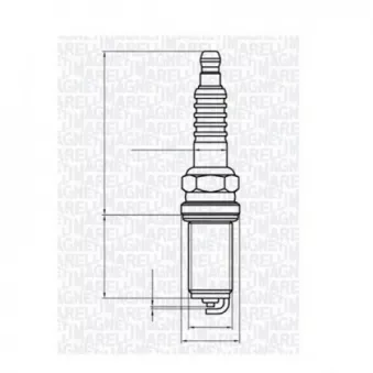 Bougie d'allumage MAGNETI MARELLI 062000785304