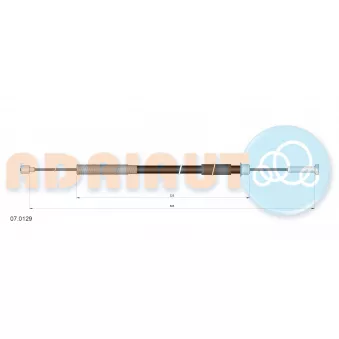 Tirette à câble, commande d'embrayage ADRIAUTO