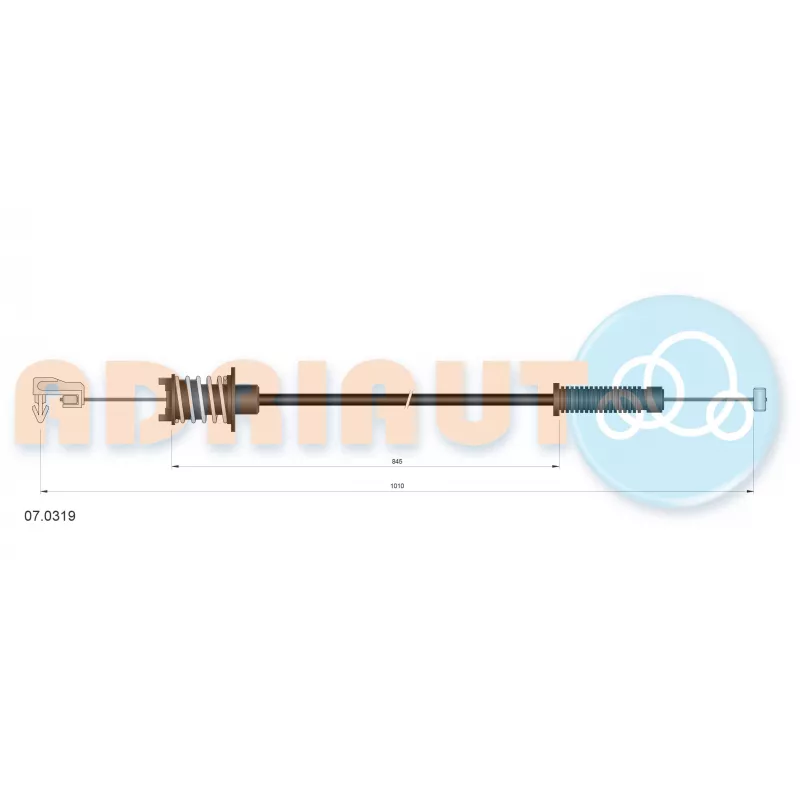 Câble d'accélération ADRIAUTO 07.0319