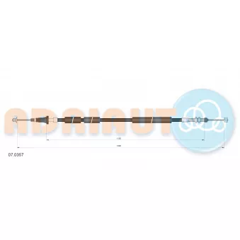 Câble d'accélération ADRIAUTO