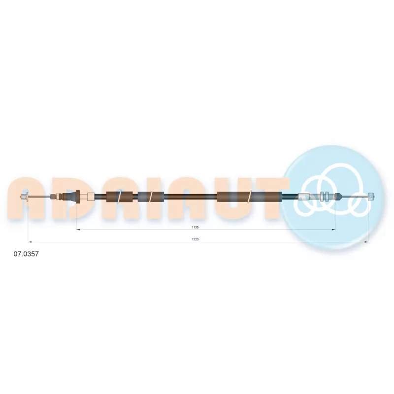 Câble d'accélération ADRIAUTO 07.0357