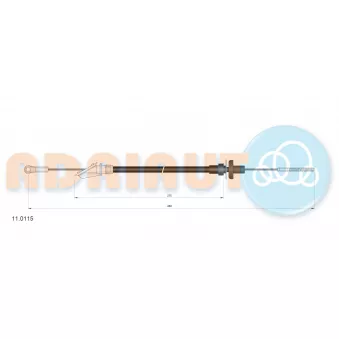 Tirette à câble, commande d'embrayage ADRIAUTO