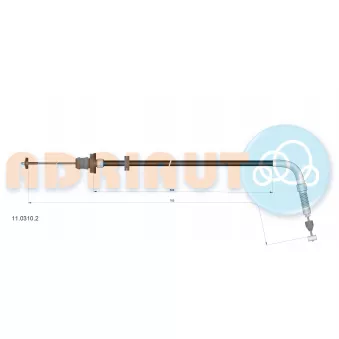Câble d'accélération ADRIAUTO