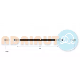 Câble d'accélération ADRIAUTO