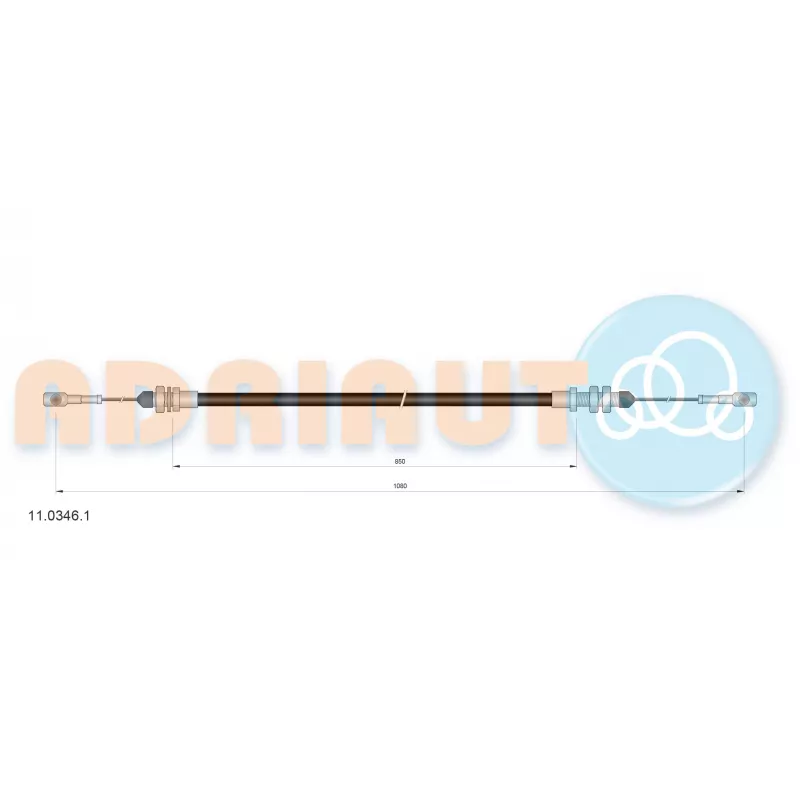 Câble d'accélération ADRIAUTO 11.0346.1