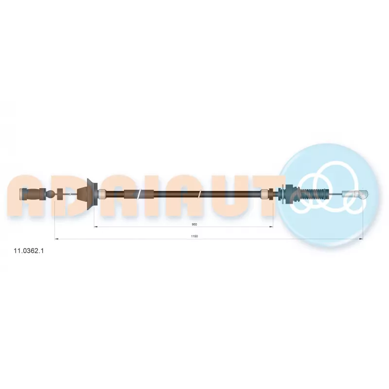 Câble d'accélération ADRIAUTO 11.0362.1