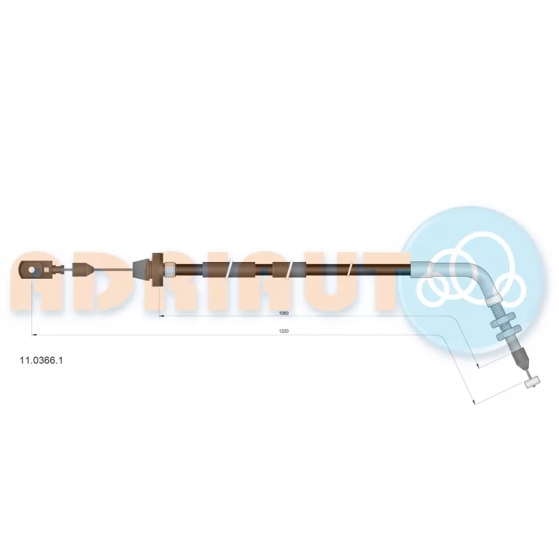 Câble d'accélération ADRIAUTO 11.0366.1