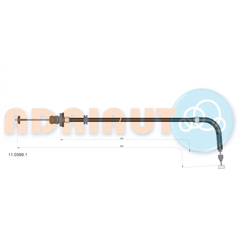 Câble d'accélération ADRIAUTO 11.0399.1