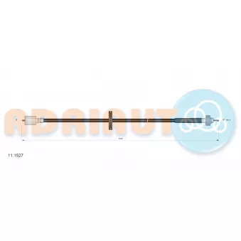 Câble flexible de commande de compteur ADRIAUTO 11.1527