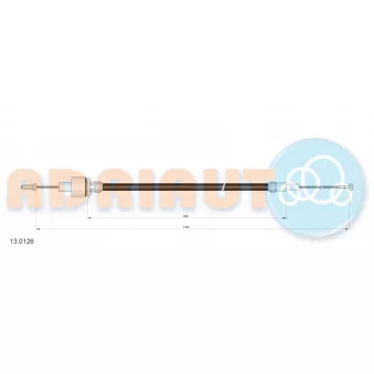 Tirette à câble, commande d'embrayage ADRIAUTO