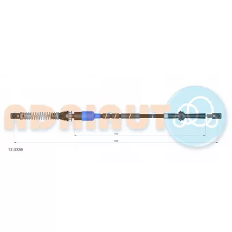 Câble d'accélération ADRIAUTO