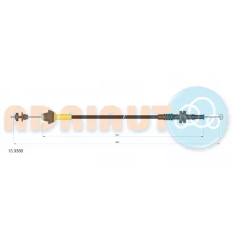 Câble d'accélération ADRIAUTO