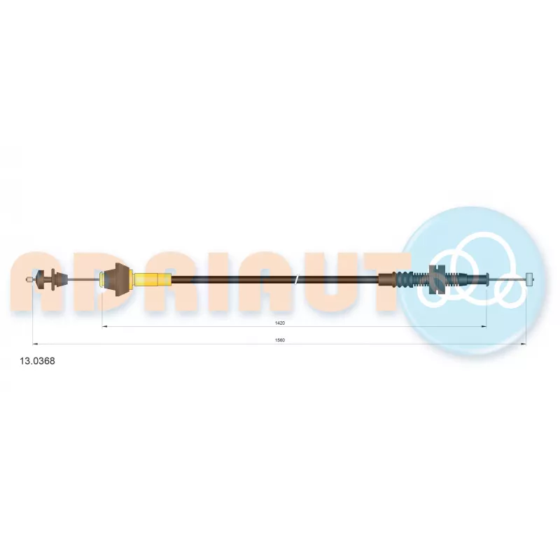 Câble d'accélération ADRIAUTO 13.0368
