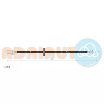 Câble flexible de commande de compteur ADRIAUTO 13.1510