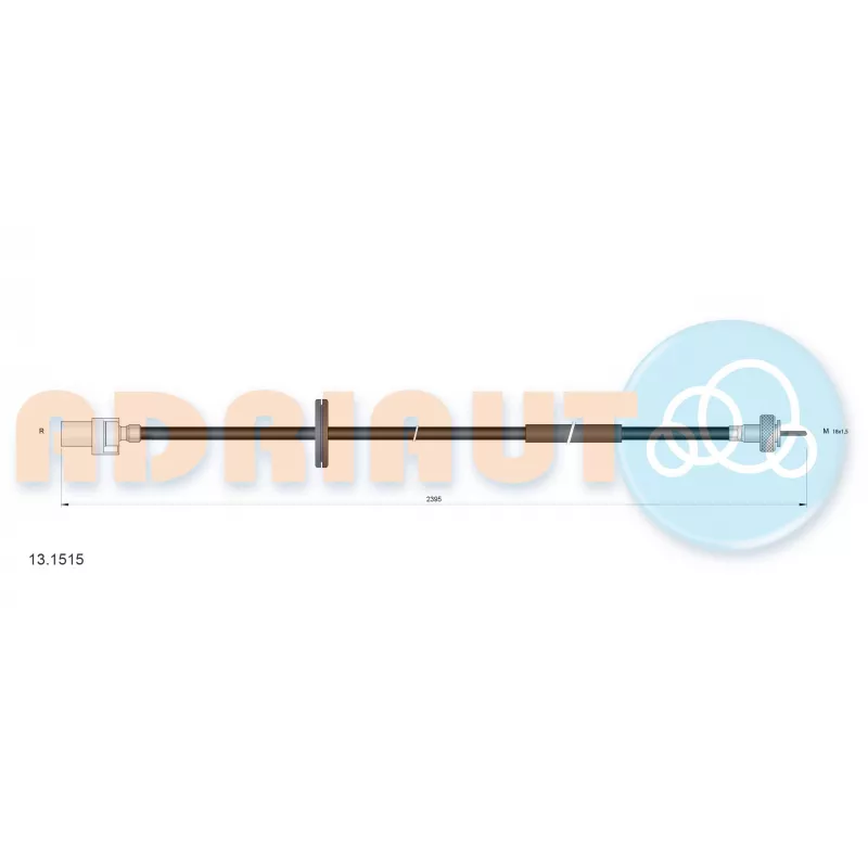Câble flexible de commande de compteur ADRIAUTO 13.1515