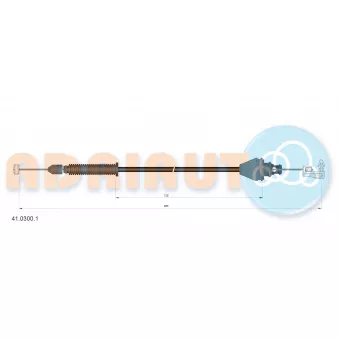 Câble d'accélération ADRIAUTO
