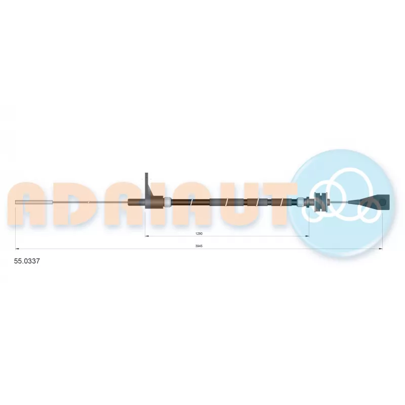 Câble d'accélération ADRIAUTO 55.0337