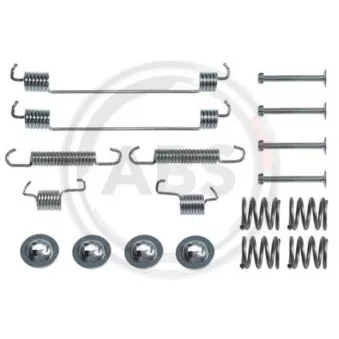 Kit d'accessoires, mâchoire de frein A.B.S. 0014Q