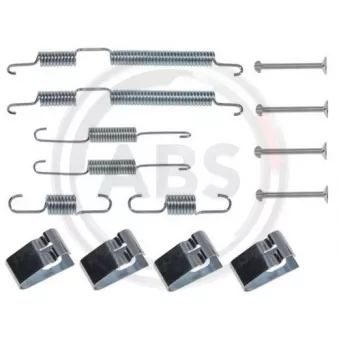 Kit d'accessoires, mâchoire de frein A.B.S. 0017Q