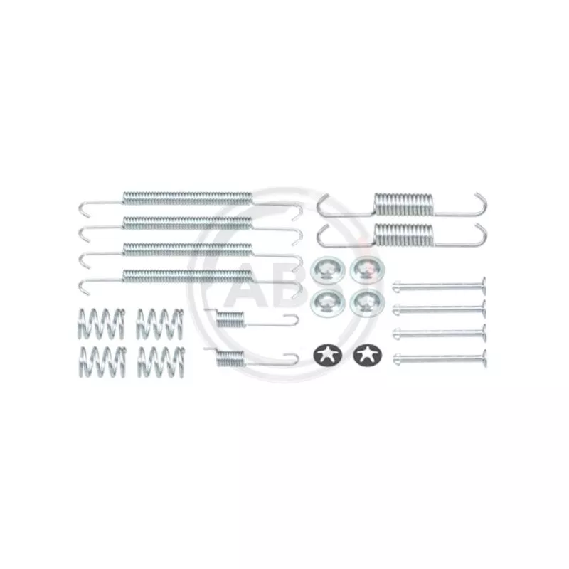 Kit d'accessoires, mâchoire de frein A.B.S. 0037Q