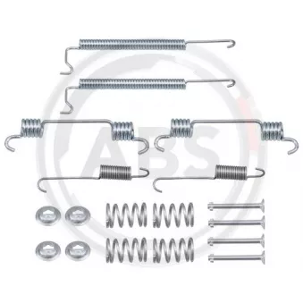 Kit d'accessoires, mâchoire de frein A.B.S. 0043Q