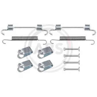 Kit d'accessoires, mâchoire de frein A.B.S. 0044Q