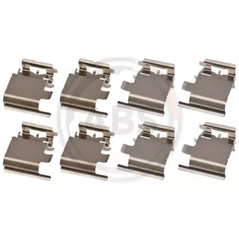Kit d'accessoires, plaquette de frein à disque A.B.S. 0142Q
