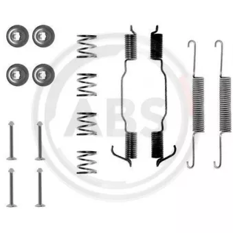 Kit d'accessoires, mâchoire de frein A.B.S. 0501Q