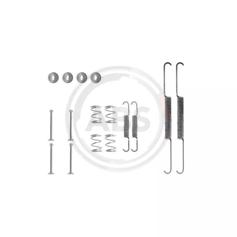 Kit d'accessoires, mâchoire de frein A.B.S. 0507Q