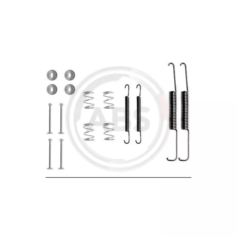 Kit d'accessoires, mâchoire de frein A.B.S. 0510Q