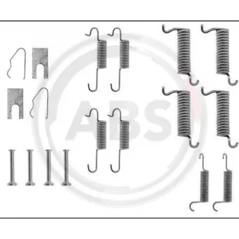 Kit d'accessoires, mâchoire de frein A.B.S. 0536Q
