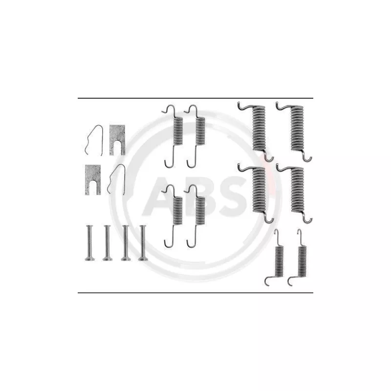 Kit d'accessoires, mâchoire de frein A.B.S. 0536Q