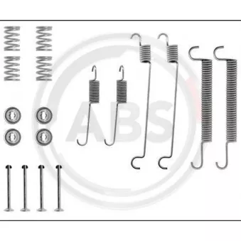 Kit d'accessoires, mâchoire de frein A.B.S. 0547Q