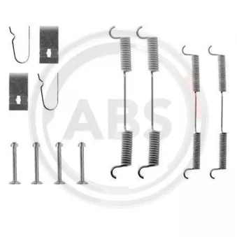 Kit d'accessoires, mâchoire de frein A.B.S. 0568Q