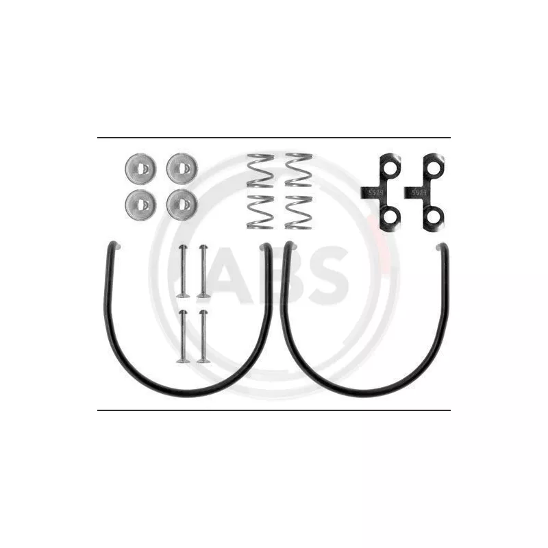 Kit d'accessoires, mâchoire de frein A.B.S. 0587Q