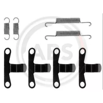 Kit d'accessoires, mâchoires de frein de stationnement A.B.S. 0594Q