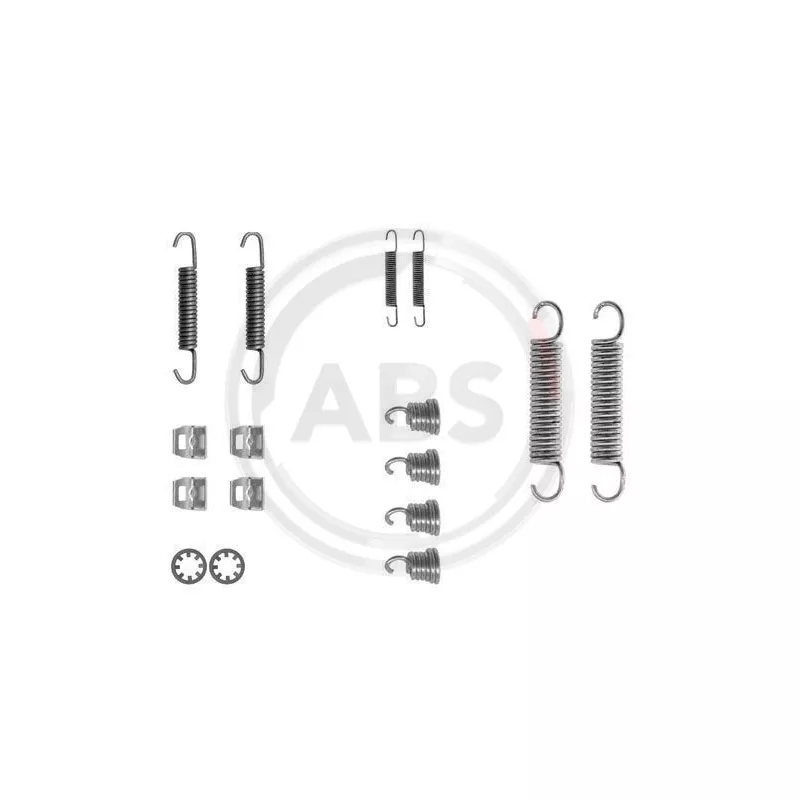 Kit d'accessoires, mâchoire de frein A.B.S. 0612Q